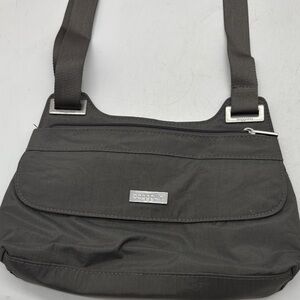 Baggallini Small Charcoal Crossbody Nylon Bag NYB8440K